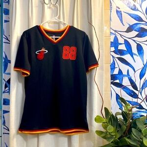 Unisex NBA Retro Polyester Miami Heat #88 Jersey Size Medium